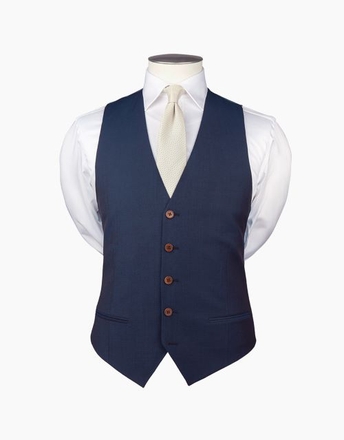 Rembrandt Curtis Contrast Twill Waistcoat-hire-Sparrows