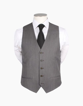 Rembrandt Curtis Grey Waistcoat-hire-Sparrows