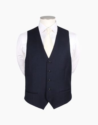 Rembrandt Curtis Navy Waistcoat-hire-Sparrows