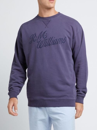 R.M.W Script Crew Sweat-mens-Sparrows