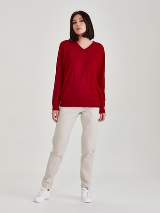 Sills Sherman Merino V Neck-womenswear-Sparrows