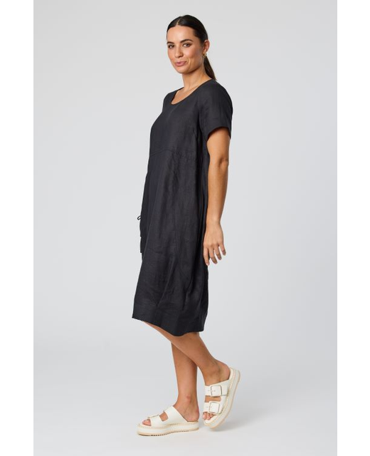 Blackstone Linen Bubble Dress