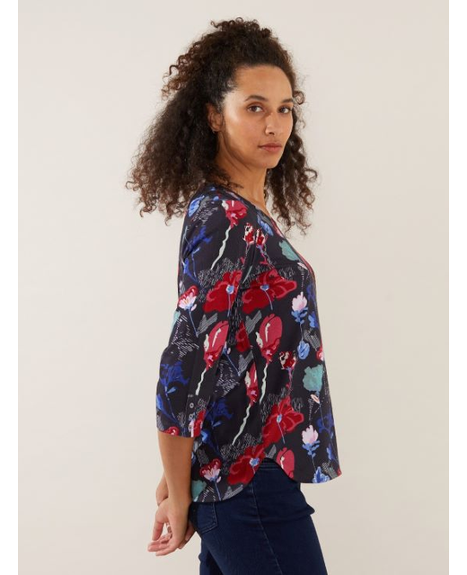 Yarra Trail Arts Floral Print Tee - Womenswear-Shirts & Tops : Sparrows ...