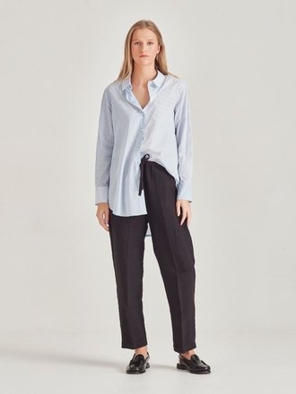 Caroline Sills Phoenix Stripe Shirt-womenswear-Sparrows