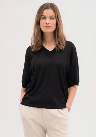 Untouched World Camille V Tee-womenswear-Sparrows