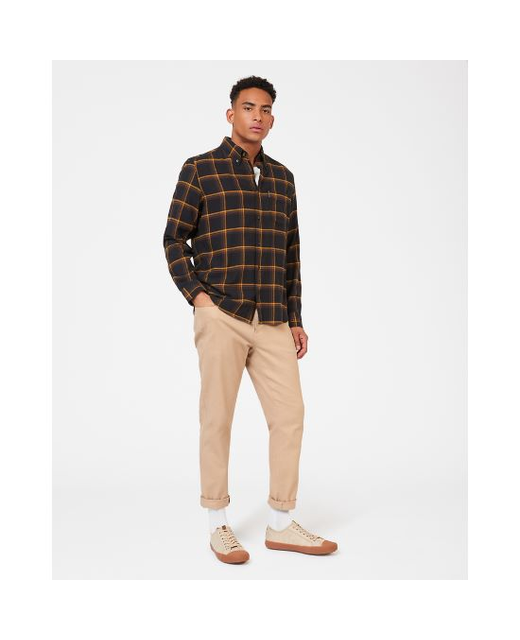 B. Sherman Oversized Check Shirt