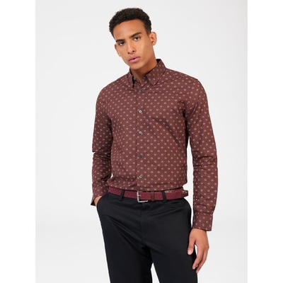 B. Sherman Geo Print Shirt-mens-Sparrows