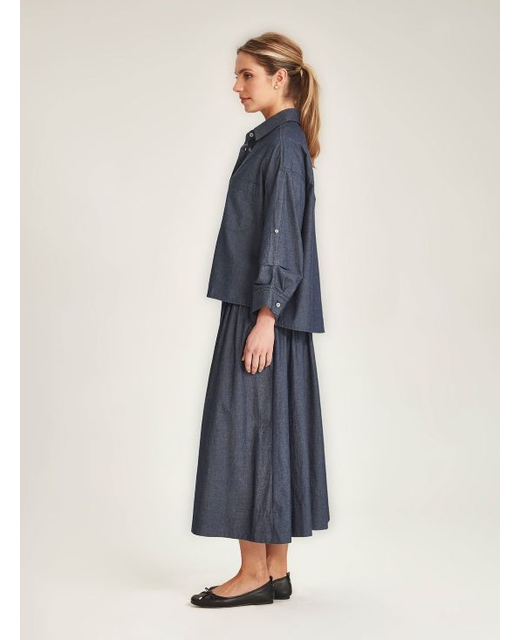 Sills Lori Chambray Skirt