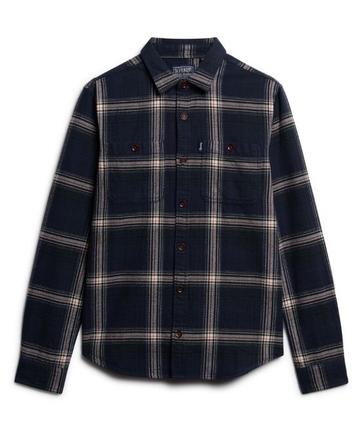 Superdry Vintage Check Overshirt-mens-Sparrows