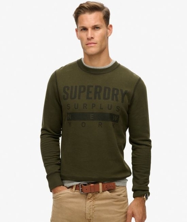 Superdry Surplus Graphic Crew-mens-Sparrows