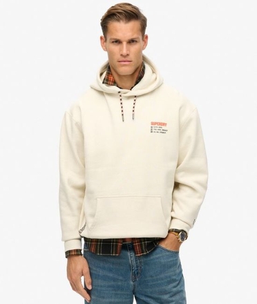 Superdry Utility Sport Logo Loose Hood-mens-Sparrows