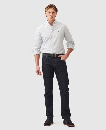 Rodd & Gunn Oxford Stripe Sports Fit Shirt-mens-Sparrows