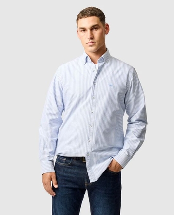 Rodd&Gunn Oxford Stripe 4 L/S Shirt-mens-Sparrows