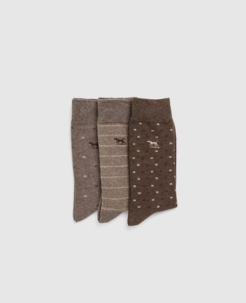 Rodd&Gunn Seacliff 3 Pack Socks-mens-Sparrows