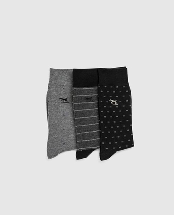 Rodd&Gunn Seacliff 3 Pack Socks-mens-Sparrows