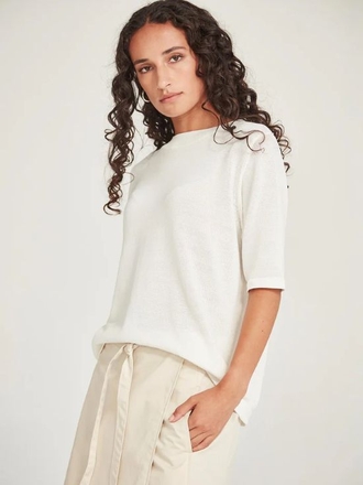 Sills Echo Knit Tee-womenswear-Sparrows