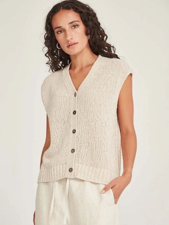 Caroline Sills Sandon Knit Vest-womenswear-Sparrows