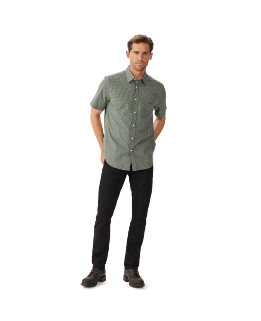 R.M Williams Parkes Regular Poplin SS Shirt