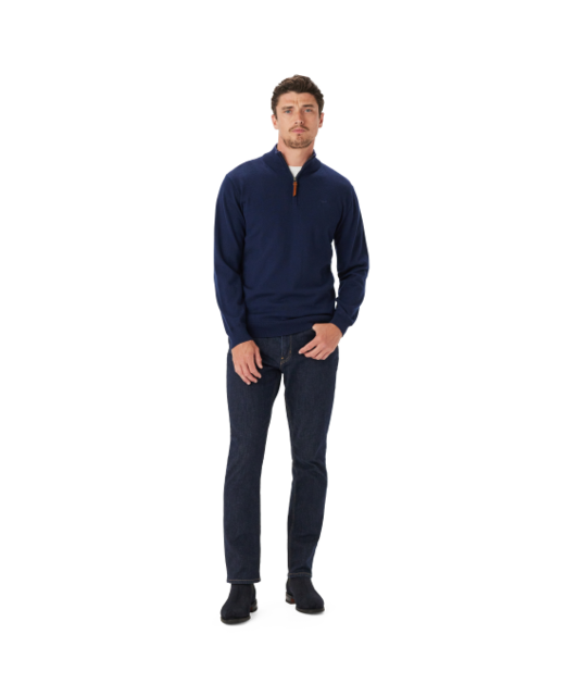 R.M.Williams Ernest 1/4 Zip Merino Knit