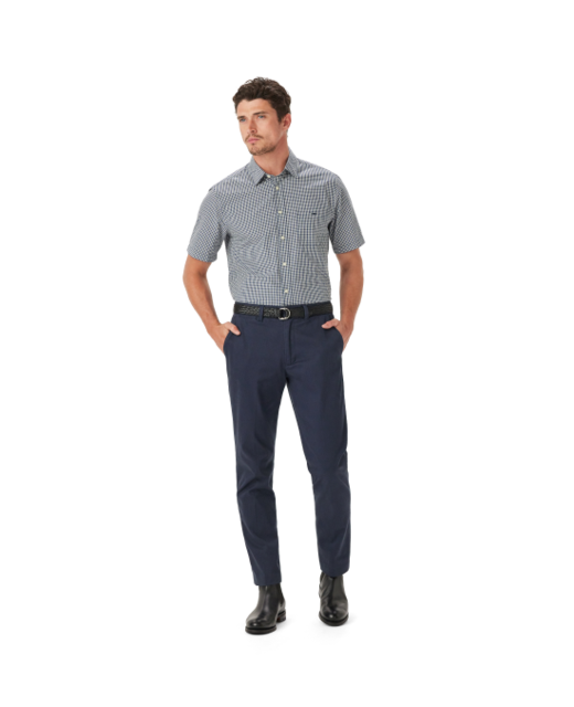 R.M.Williams Classic Poplin Check SS Shirt
