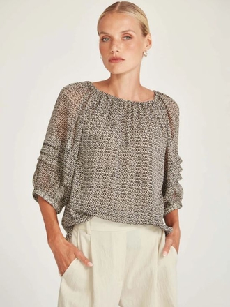 Caroline Sills Bonita Blouse-womenswear-Sparrows