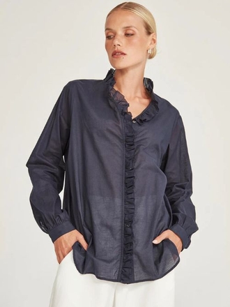 Caroline Sills Charlie Blouse-womenswear-Sparrows