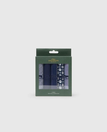 Rodd&Gunn Gunner Handkerchief 5 Pack-mens-Sparrows