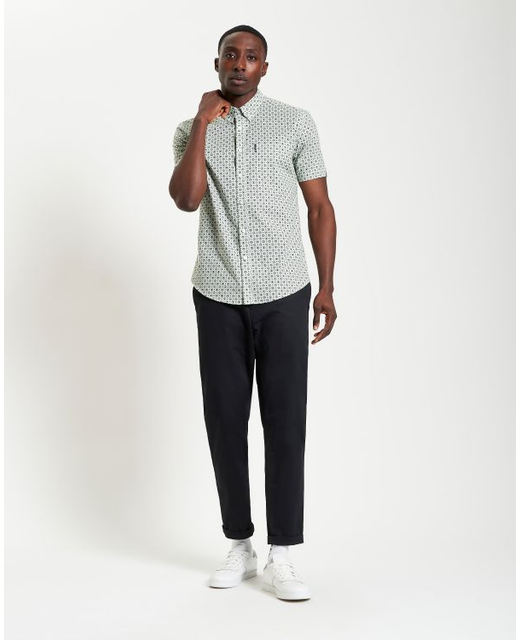 B.Sherman Geo Print S/S Shirt