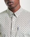 B.Sherman Geo Print S/S Shirt