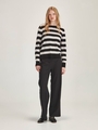 Caroline Sills Elanor Striped Cashmere
