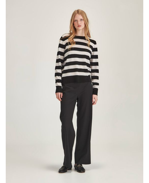 Caroline Sills Elanor Striped Cashmere