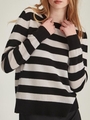 Caroline Sills Elanor Striped Cashmere