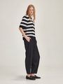 Caroline Sills Emi Striped Cashmere Tee