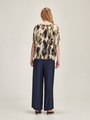 Caroline Sills Gabbie Print Top 