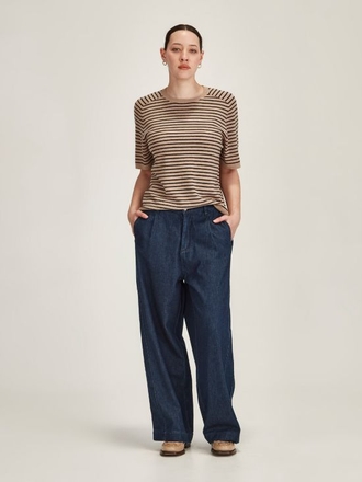 Sills Cecilia Stripe Knit Tee-womenswear-Sparrows