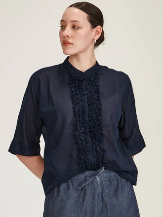 Sills Sasha Ruffle Blouse -womenswear-Sparrows