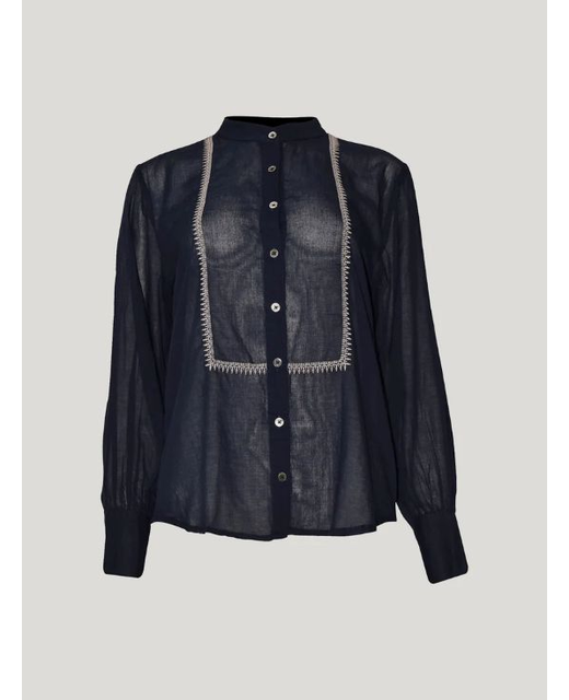 Sills Mihara Embroidered Shirt