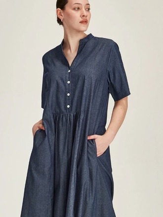 Sills Vicky Chambray Dress-womenswear-Sparrows