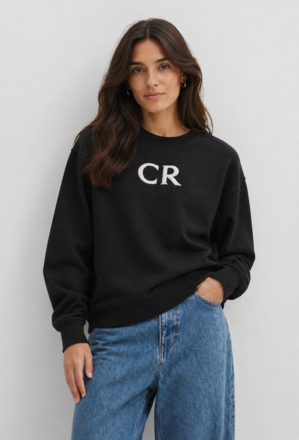 Country Road CR Logo Sweatshirt-womenswear-Sparrows