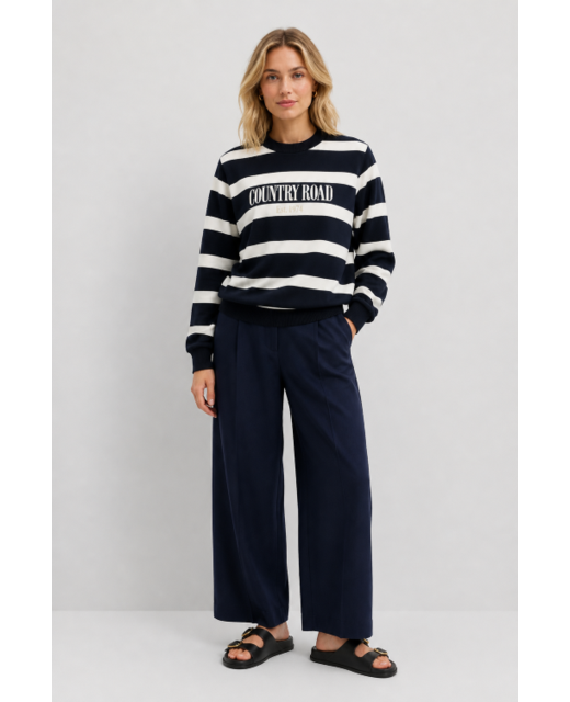 Country Road Stripe Heritage Sweat