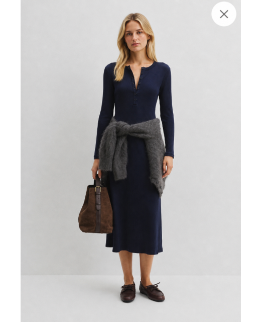 Country Road Henley Dress