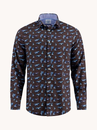 Fish Named Fred Seagulls Shirt-mens-Sparrows