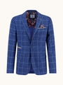 Fish Named Fred Travel Check Blazer