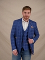 Fish Named Fred Travel Check Blazer