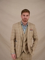 Fish Named Fred Travel Check Blazer