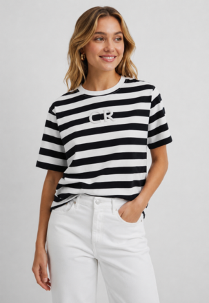 Country Road CR Logo Tee-womenswear-Sparrows