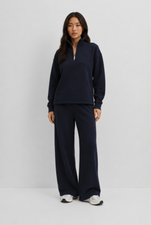 Country Road Zip Neck Sweat-womenswear-Sparrows