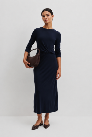 Country Road Jersey Knit Dress-womenswear-Sparrows