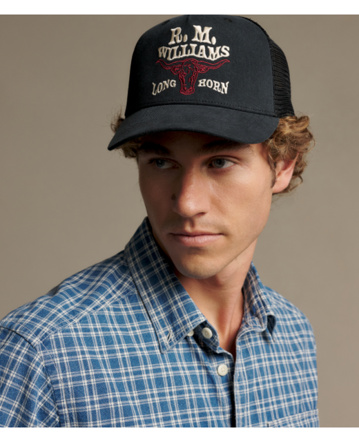 R.M. Williams RMW Longhorn Trucker Cap