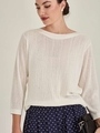 Caroline Sills Crinkle Boatneck 